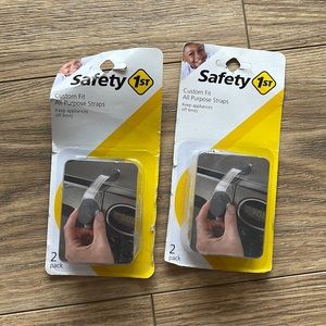Safety first custom fit all purpose straps for baby proofing